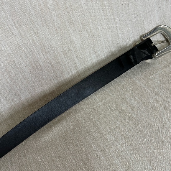 Zara Black Leather Belt Size 85 - Picture 10 of 14